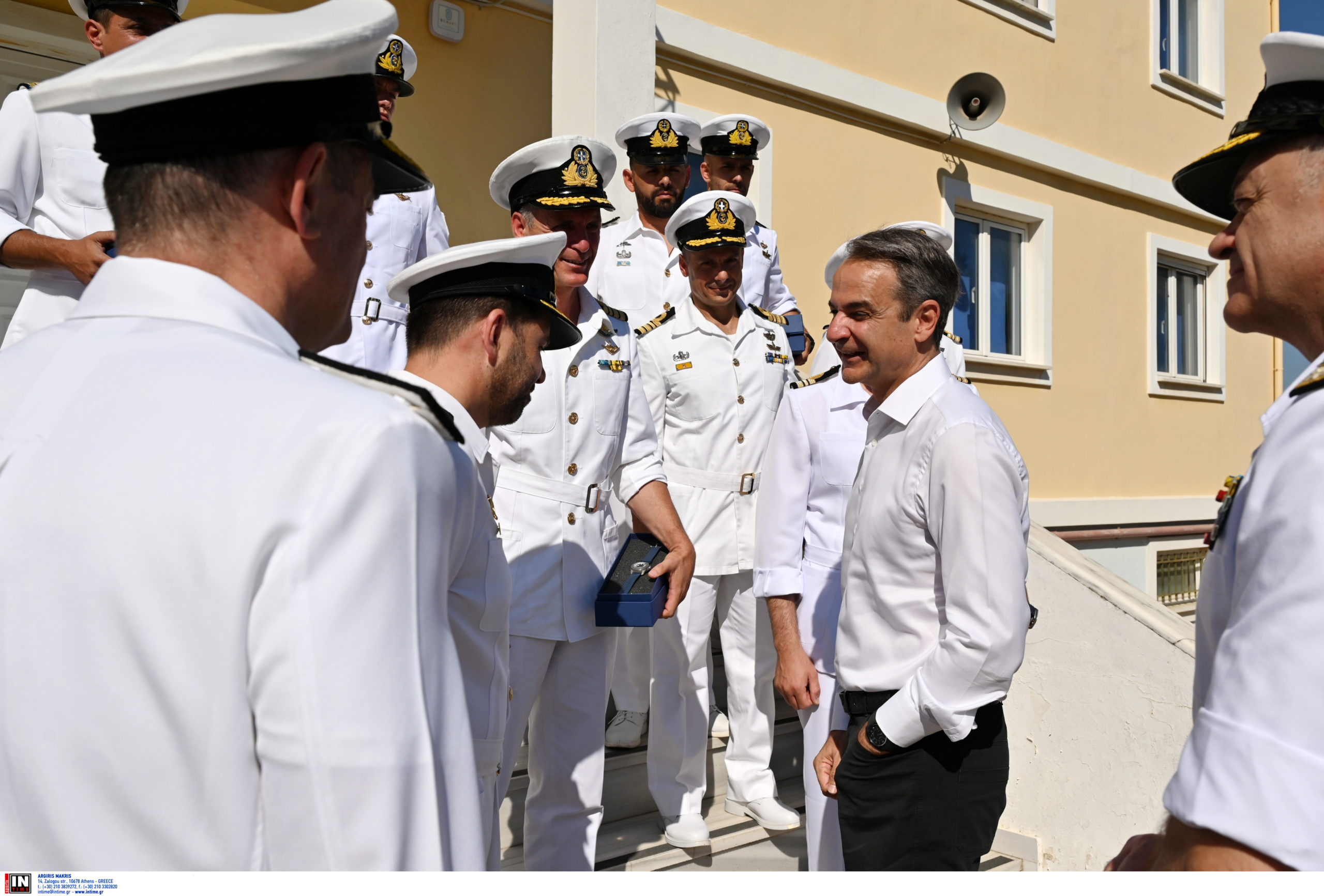 Κυρ. Μητσοτάκης στην εκδήλωση δωρεάς καταδυτικών ρολογιών στα στελέχη της ΔΥΚ