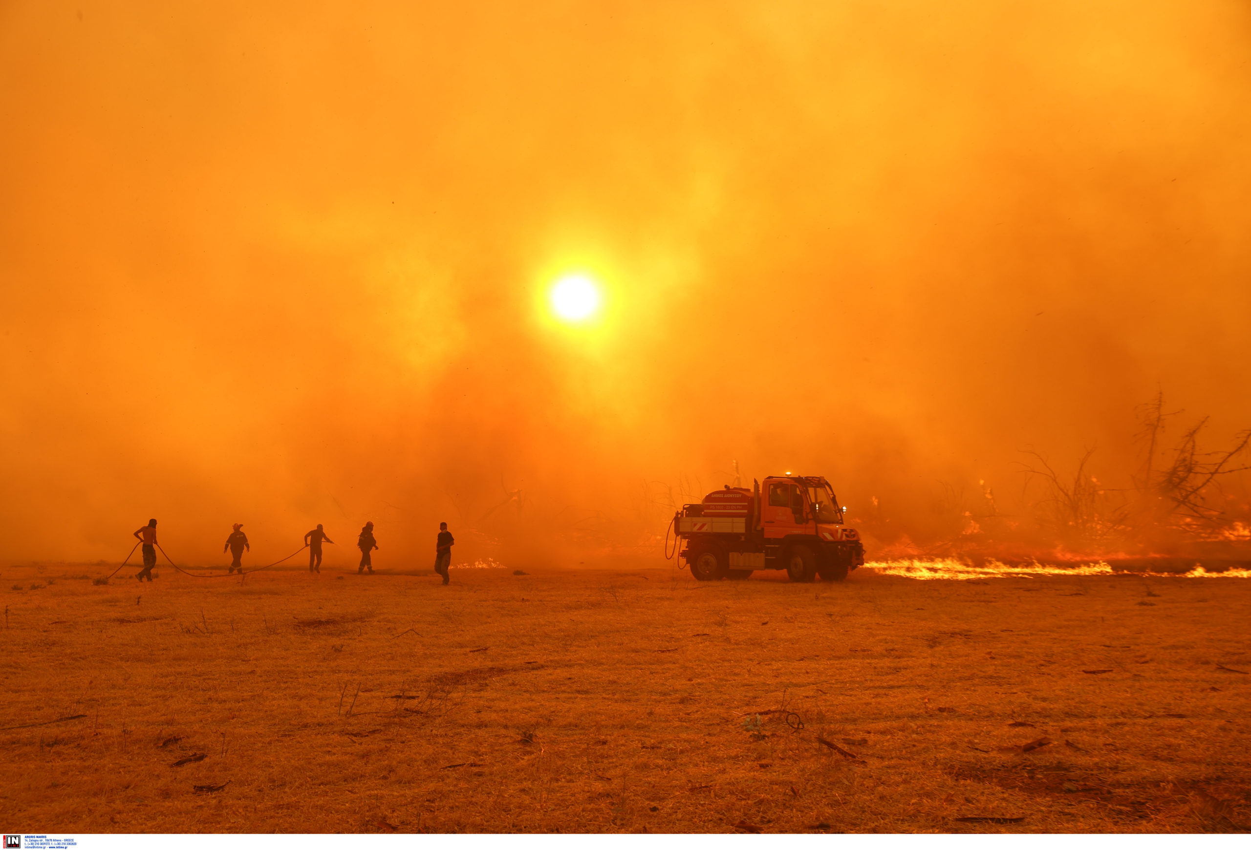 Αττική, Κρυονέρι, φωτιά