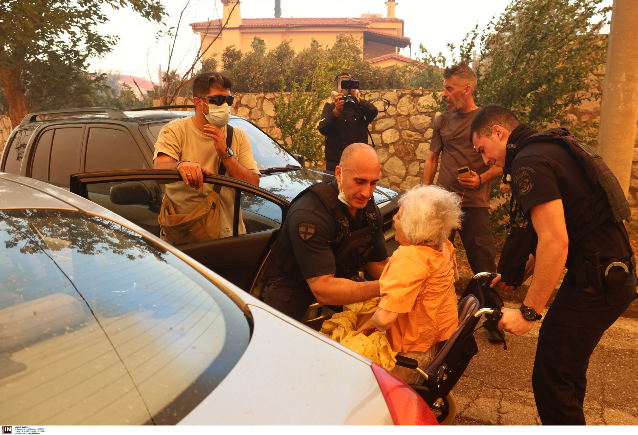 Αττική, Κρυονέρι, φωτιά