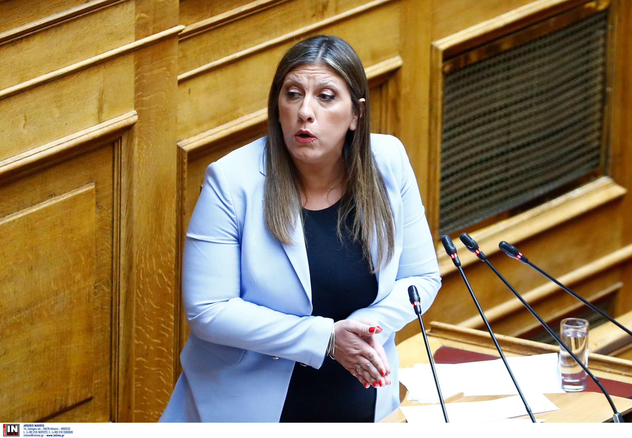 Κωνσταντοπούλου σε Αυγενάκη: Σηκωθήκατε να μας ασκήσετε τσαμπουκά όπως κάνετε με τους υπαλλήλους στο αεροδρόμιο;