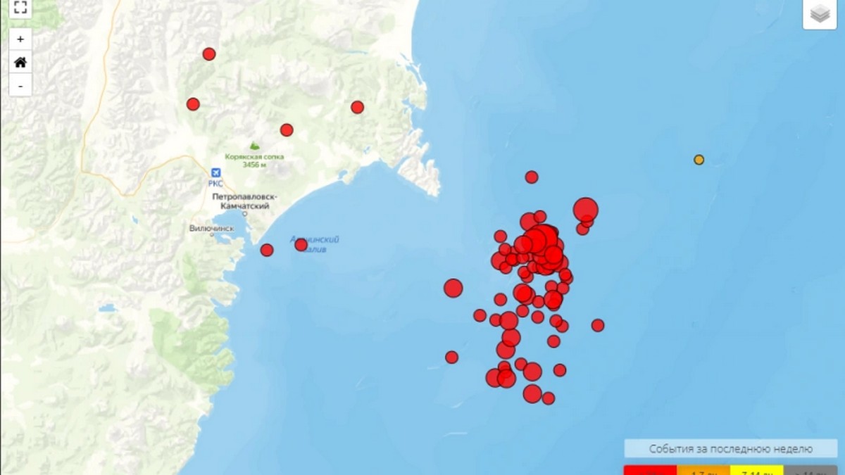 Ρωσία: Ισχυρός σεισμός 6,4 Ρίχτερ στην Καμτσάτκα