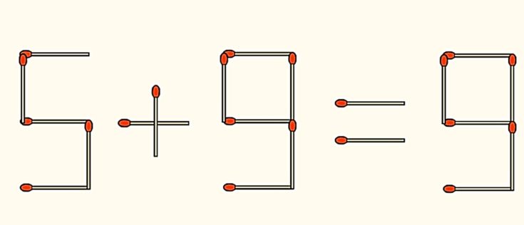 Τεστ IQ για δυνατούς λύτες: Μετακινήστε 1 σπίρτο για να είναι σωστή η ισότητα – Έχετε 10 δευτερόλεπτα