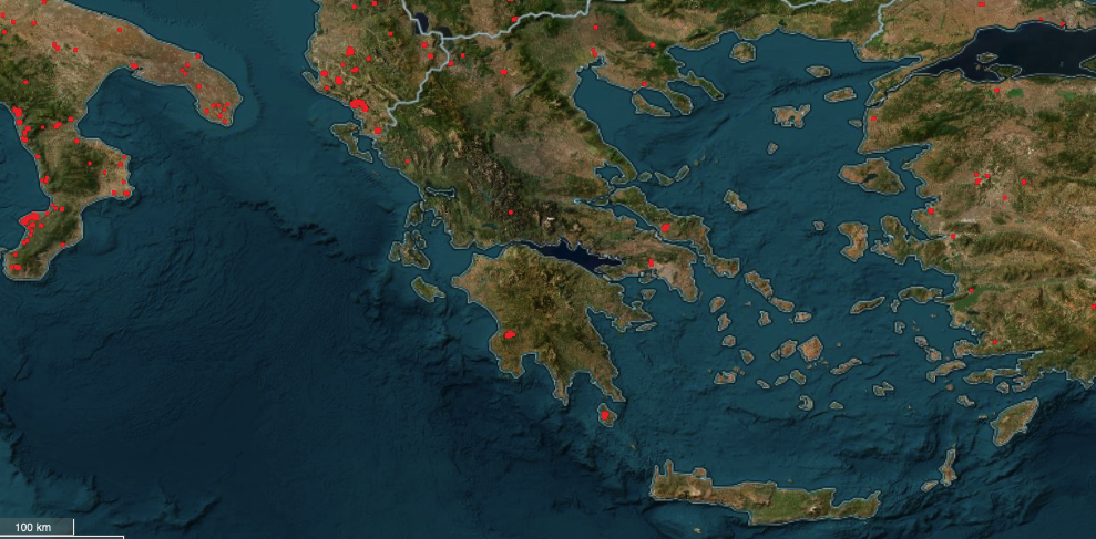 Πού υπάρχουν φωτιές ΤΩΡΑ – Δείτε LIVE χάρτες