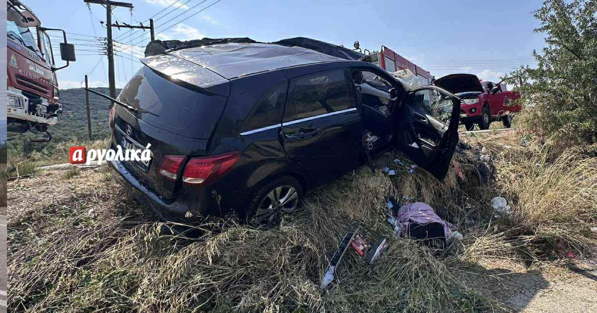Αργολίδα: Τραγωδία με 3 νεκρούς σε τροχαίο – Τζιπ συγκρούστηκε με φορτηγό – ΦΩΤΟ