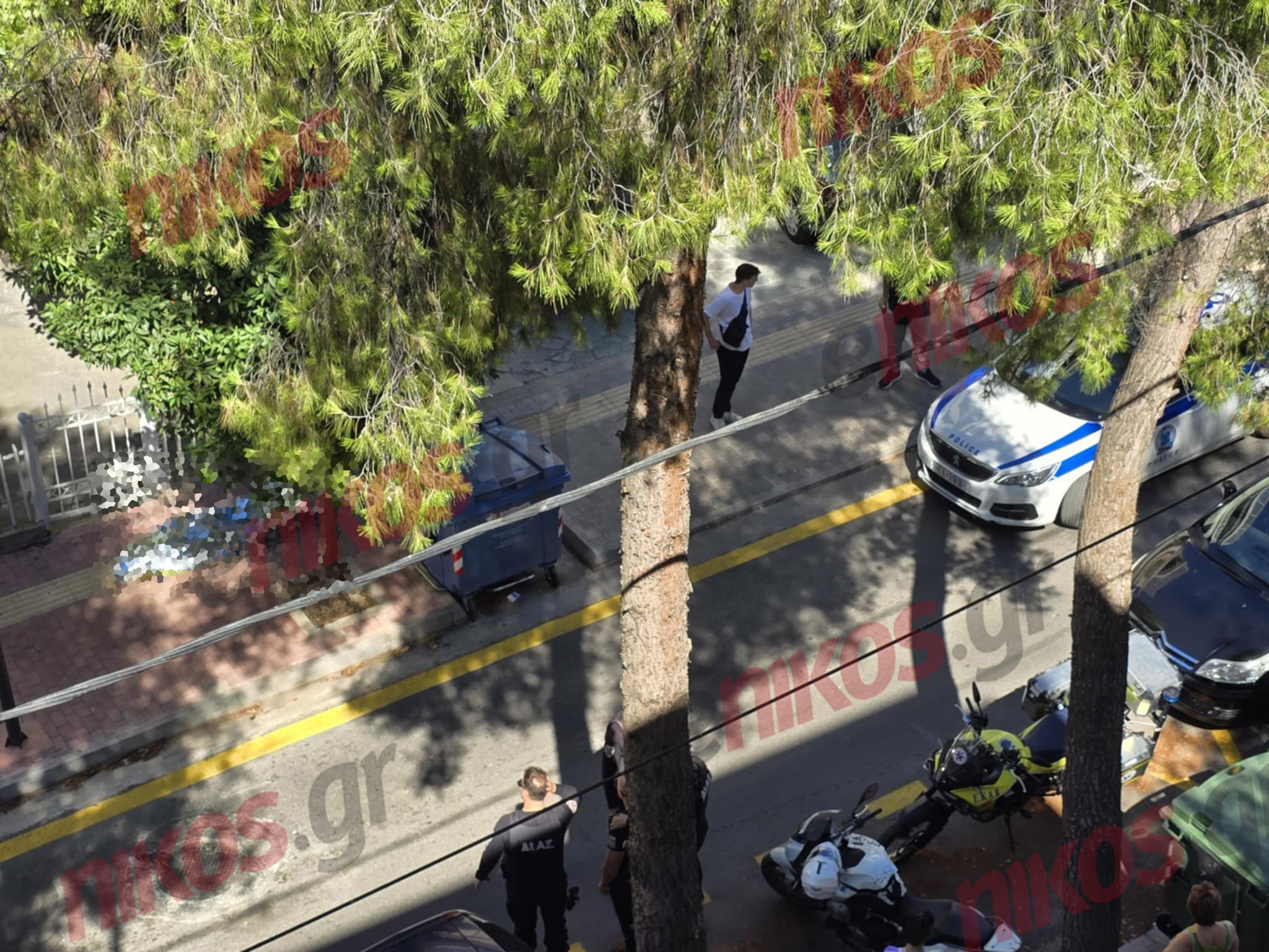 Δολοφονία στην Αγία Παρασκευή: Οι πρώτες εικόνες από το σημείο