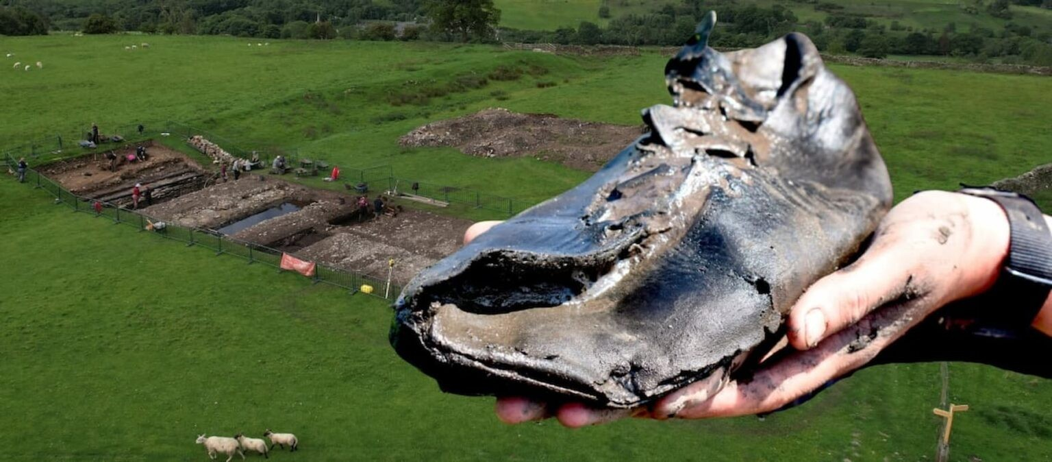 Μεγάλα ρωμαϊκά παπούτσια ανακαλύφθηκαν στο οχυρό της Magna.