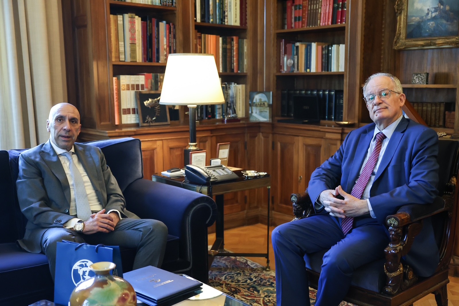 Γιάννης Μπρατάκος: Συνάντηση του Προέδρου του ΕΒΕΑ με τον Πρόεδρο της Δημοκρατίας, Κωνσταντίνο Τασούλα