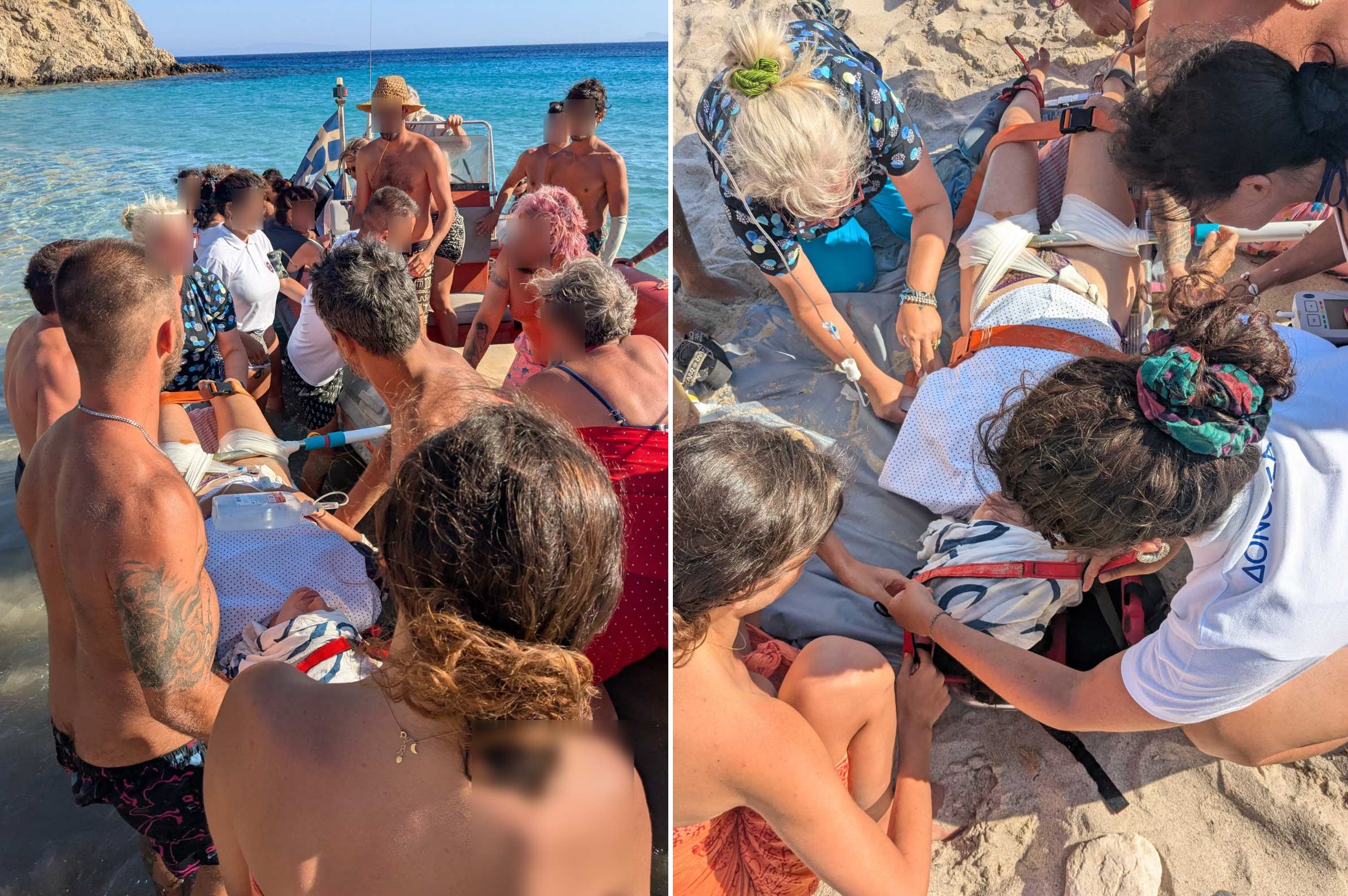 Δονούσα, ατύχημα, Ομπρέλα