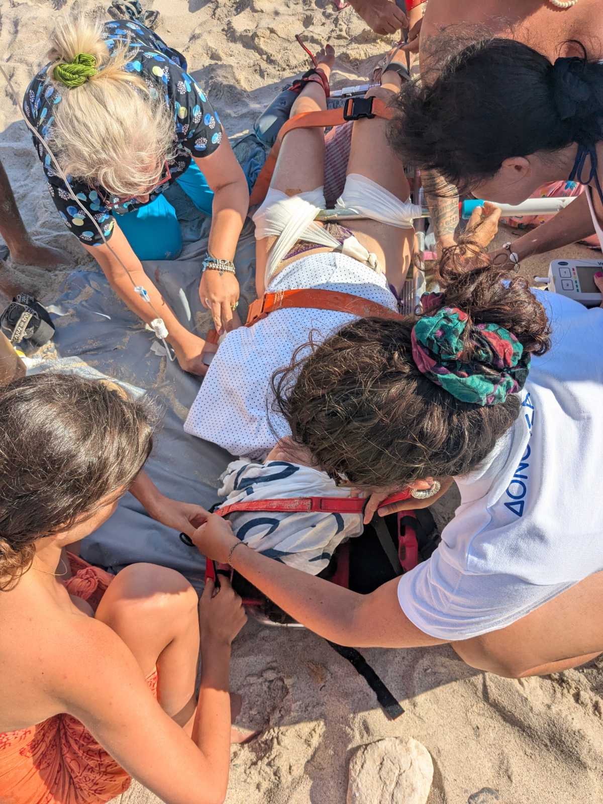 Δονούσα, ατύχημα, Ομπρέλα