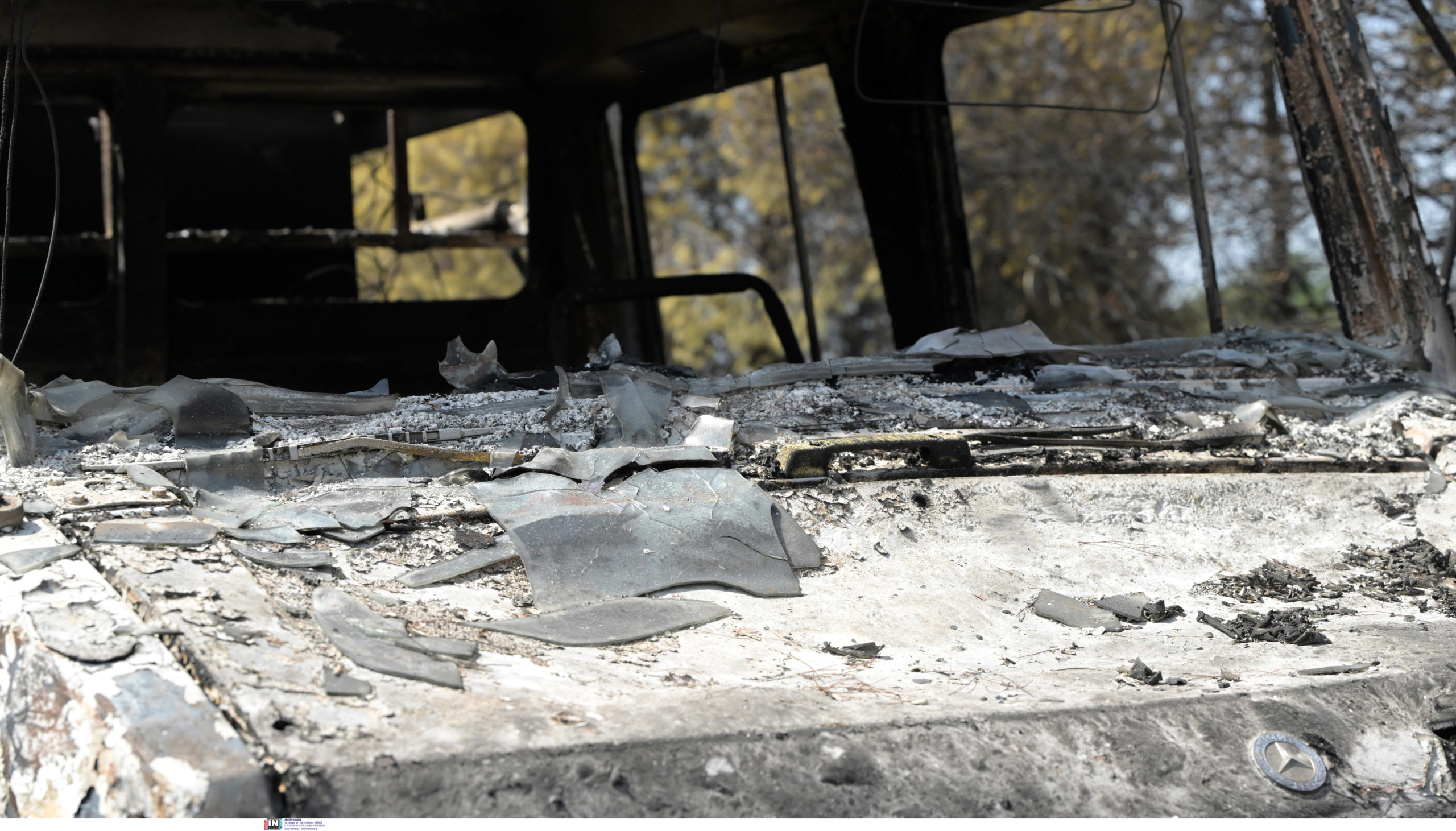 φωτιά, Εύβοια, καμένα πυροσβεστικά οχήματα