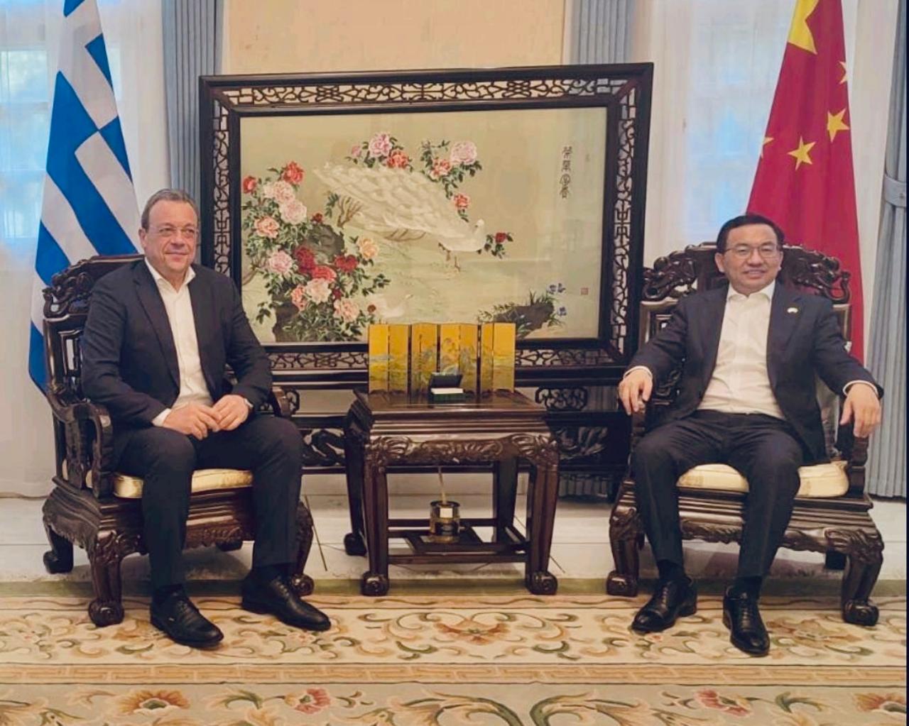 Φάμελλος - Συνάντηση με τον πρέσβη της Κίνας