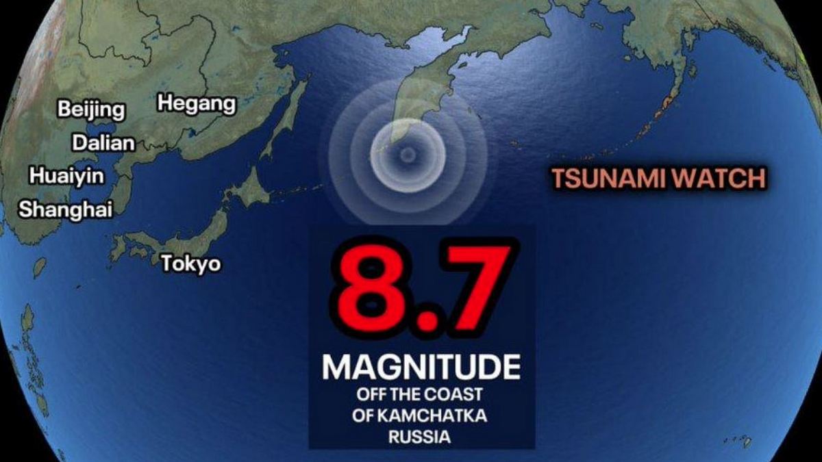 Ισχυρός σεισμός στην Καμτσάτκα: Ο μεγαλύτερος από το 1952 – Προειδοποιήσεις για μετασεισμούς έως και 7,5 βαθμούς