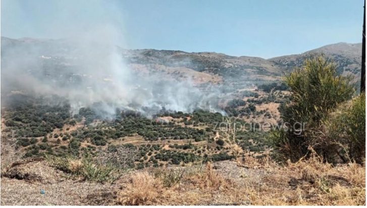 Φωτιά στα Χανιά