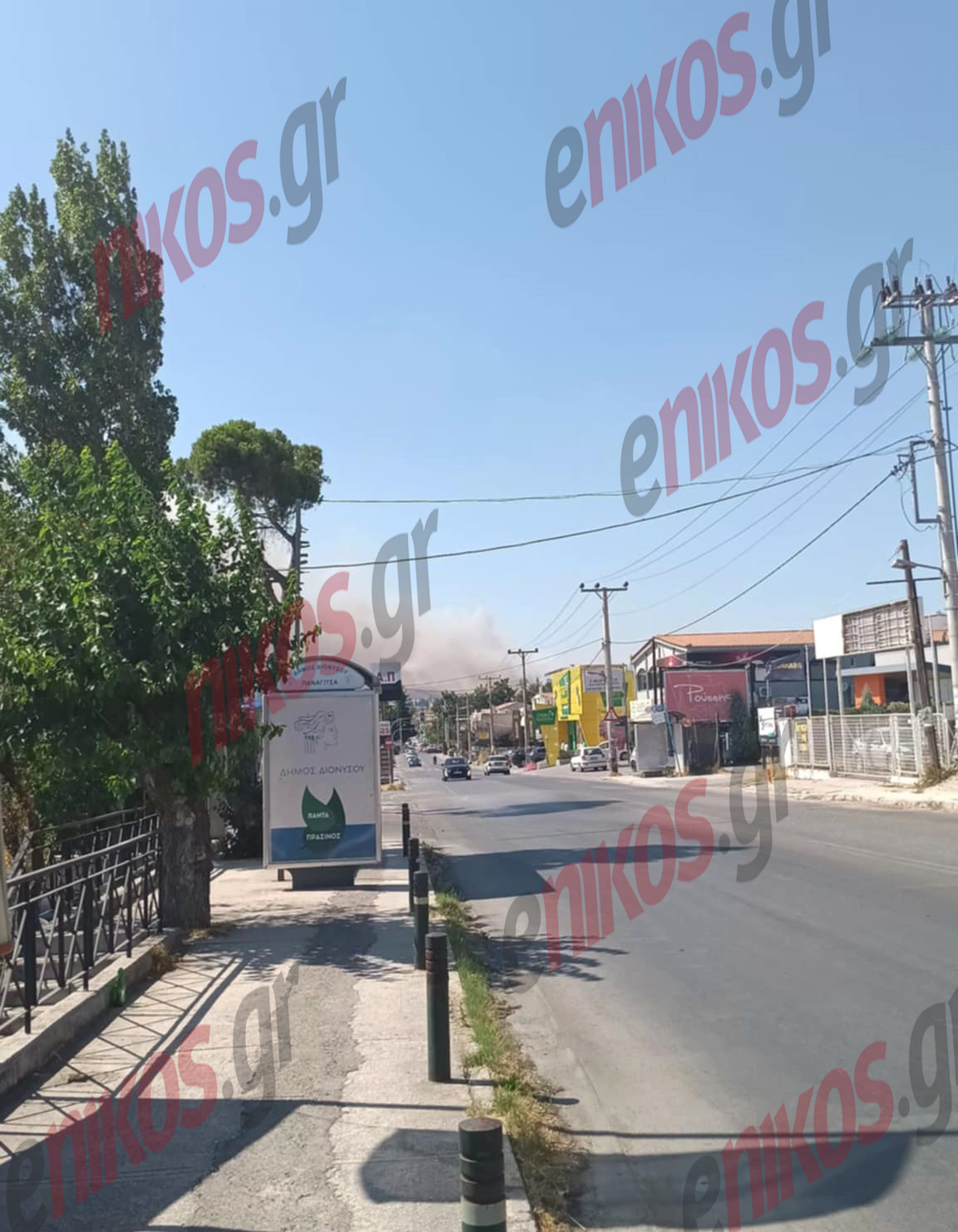 Φωτιά στην Δροσοπηγή Αττικής