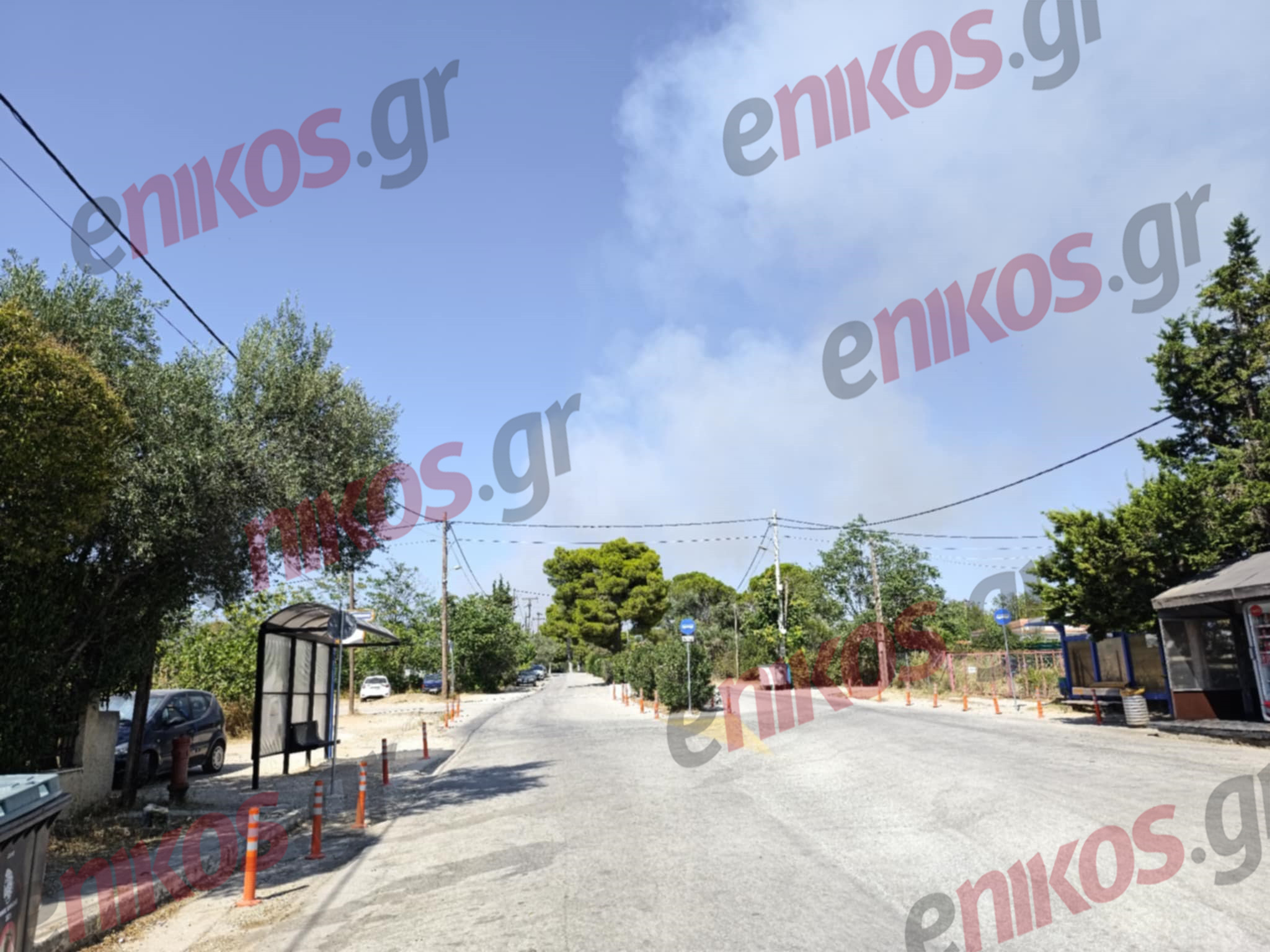 Φωτιά στην Δροσοπηγή Αττικής