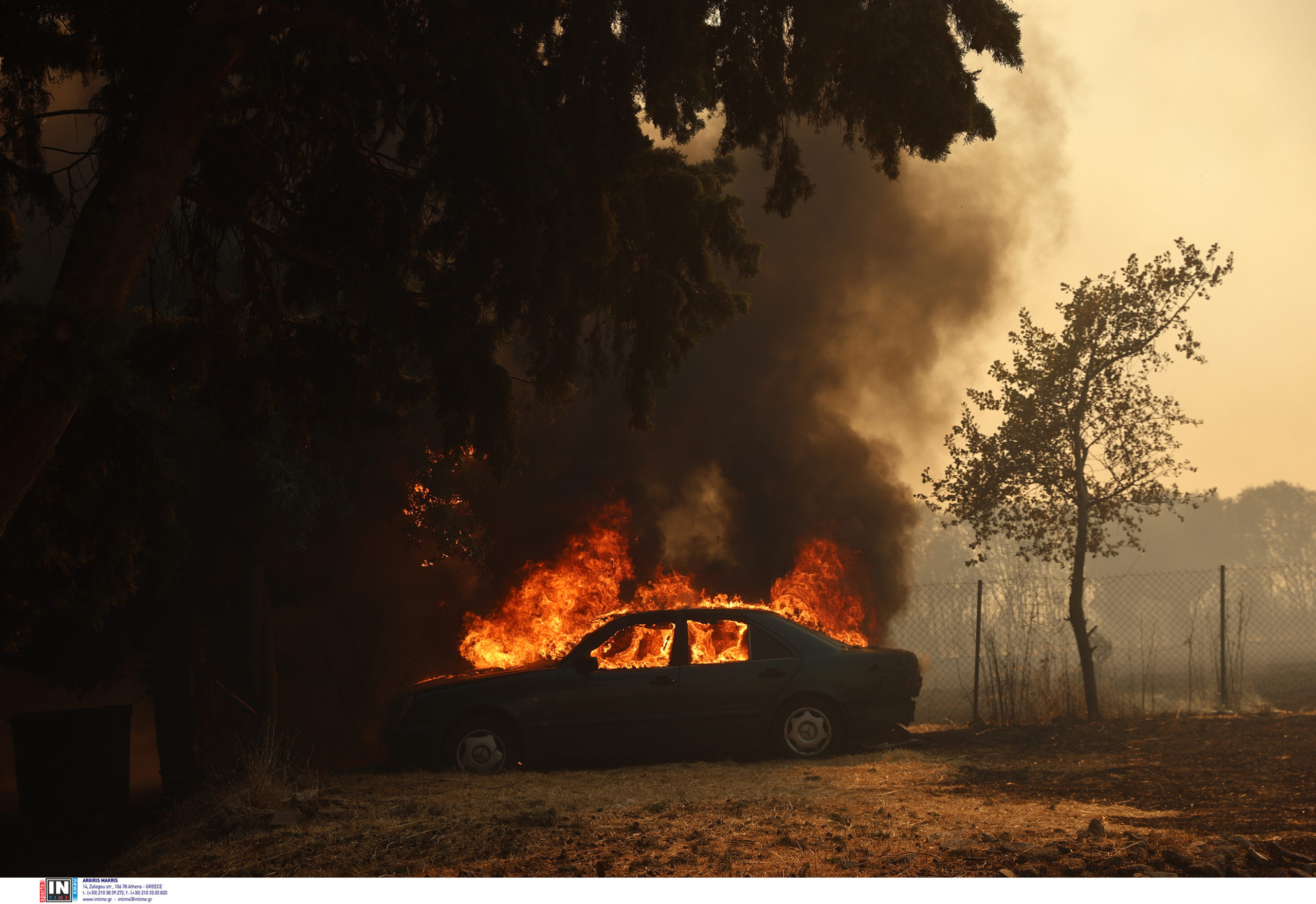 Φωτιά, Κρυονέρι, Δροσοπηγή
