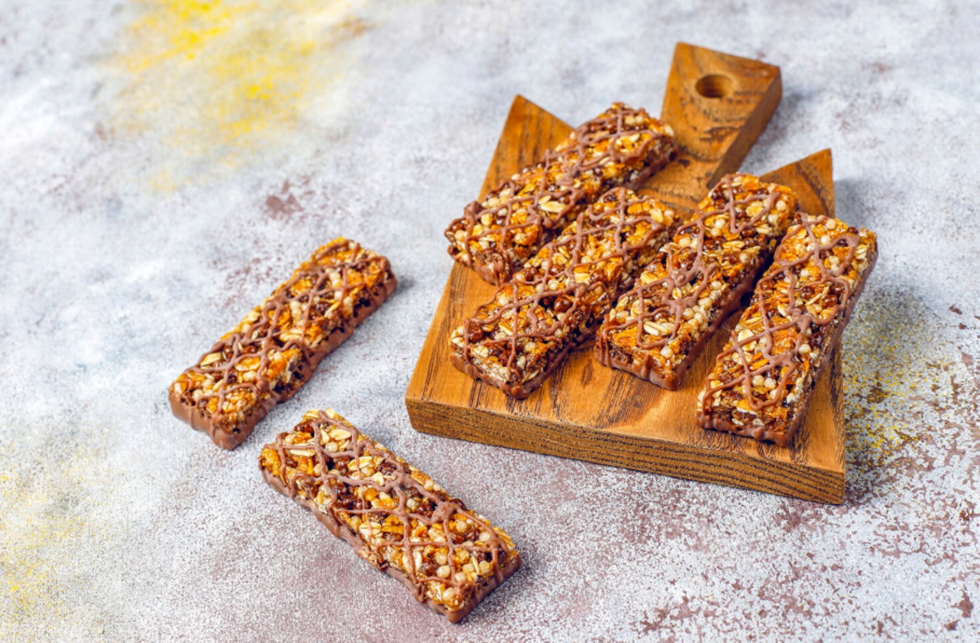 Συνταγή για μπάρες πρωινού με ροδάκινο και βρώμη