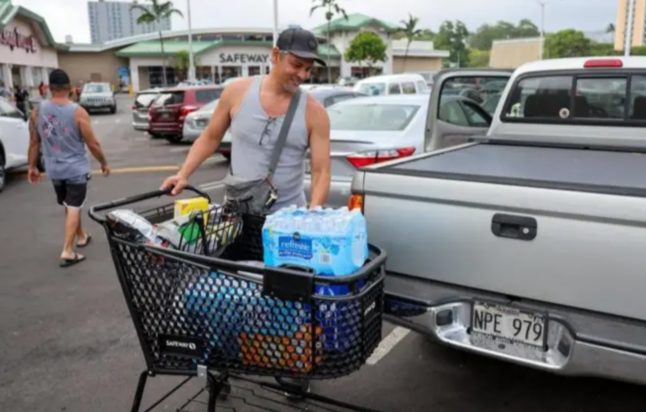 Χονολουλού κάτοικος τσουνάμι