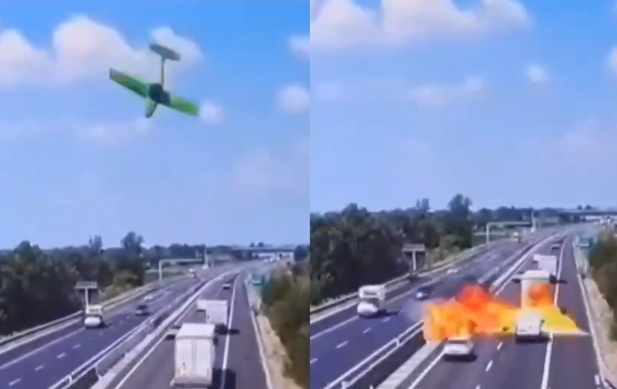 Ιταλία, Αεροσκάφος, συνετρίβη