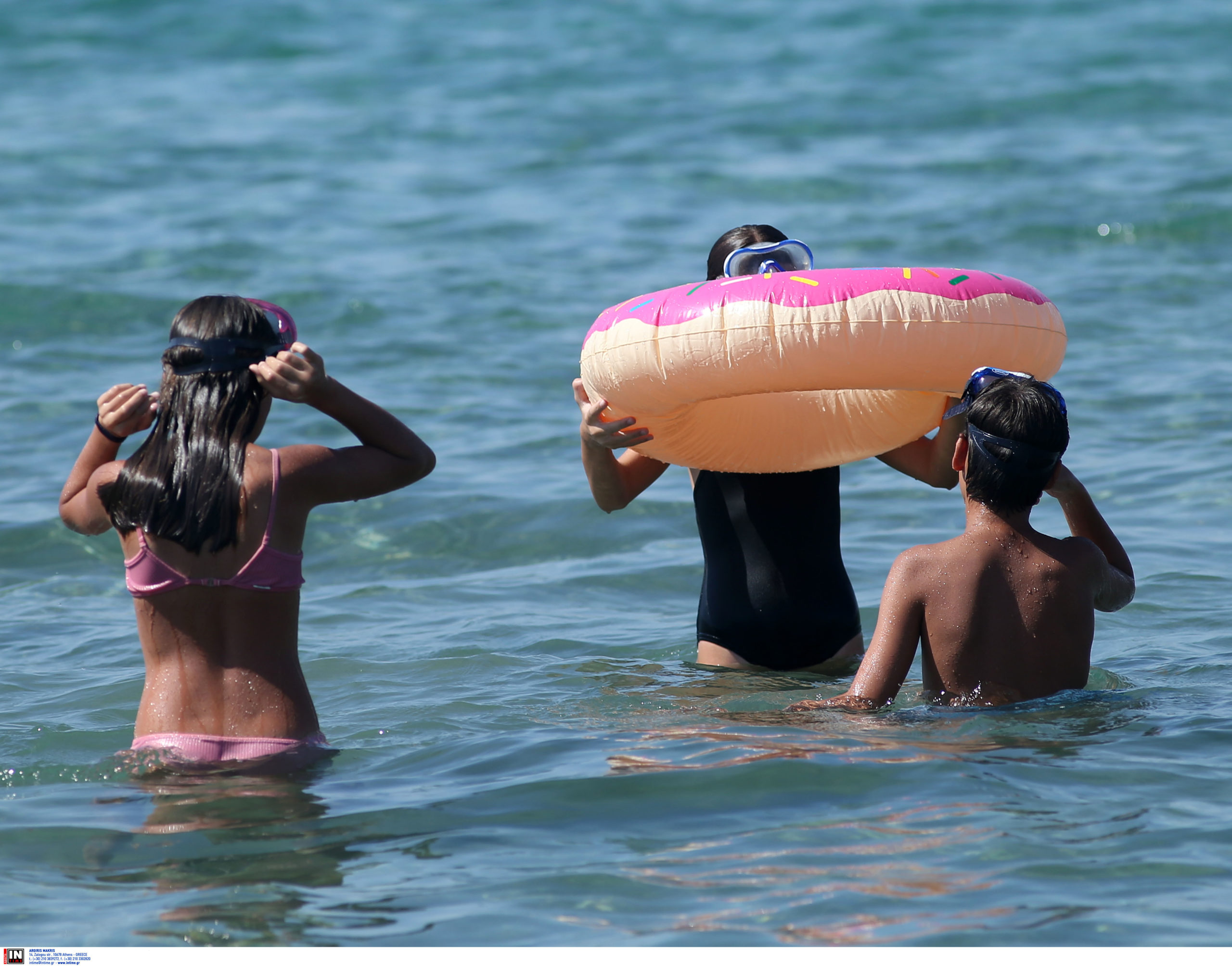 Καιρός καύσωνας παραλία