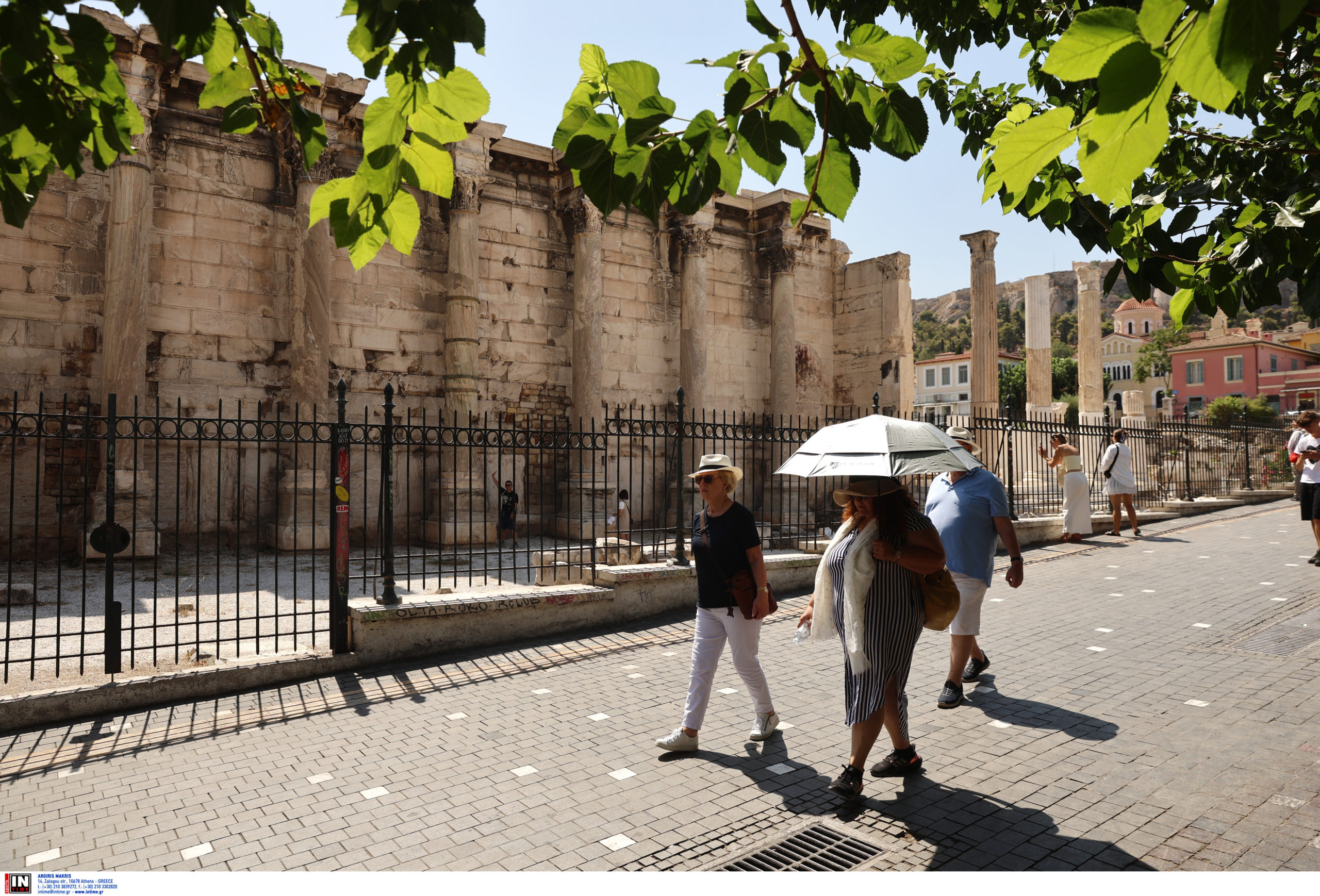 καύσωνας, Αθήνα κέντρο
