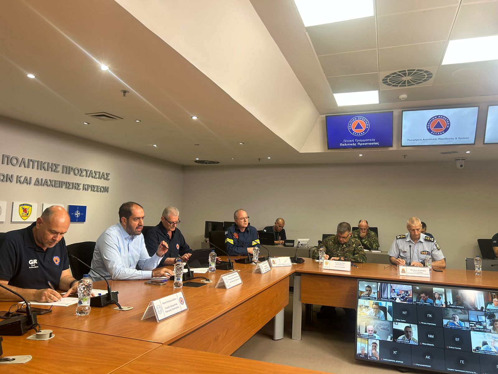 Ευρεία διυπουργική σύσκεψη για την φωτιά σε Ραφήνα-Πικέρμι-Σπάτα – «Πρώτη προτεραιότητα ετέθη η άμεση προστασία των πολιτών, κατοίκων και επισκεπτών»