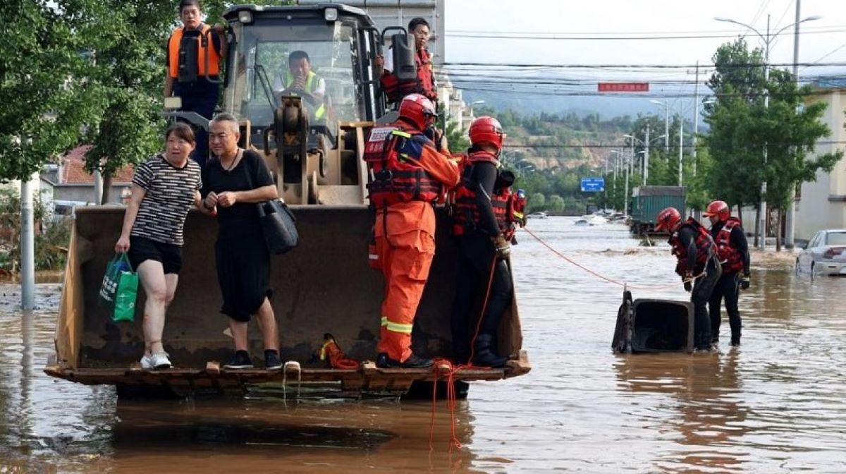 Κίνα πλημμύρες