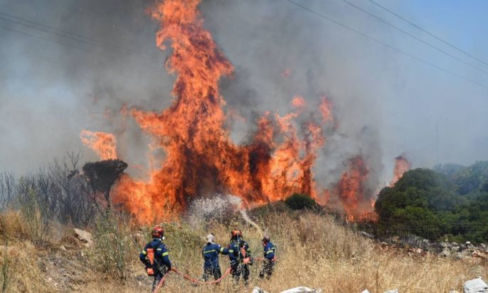 φωτιά στα Κύθηρα