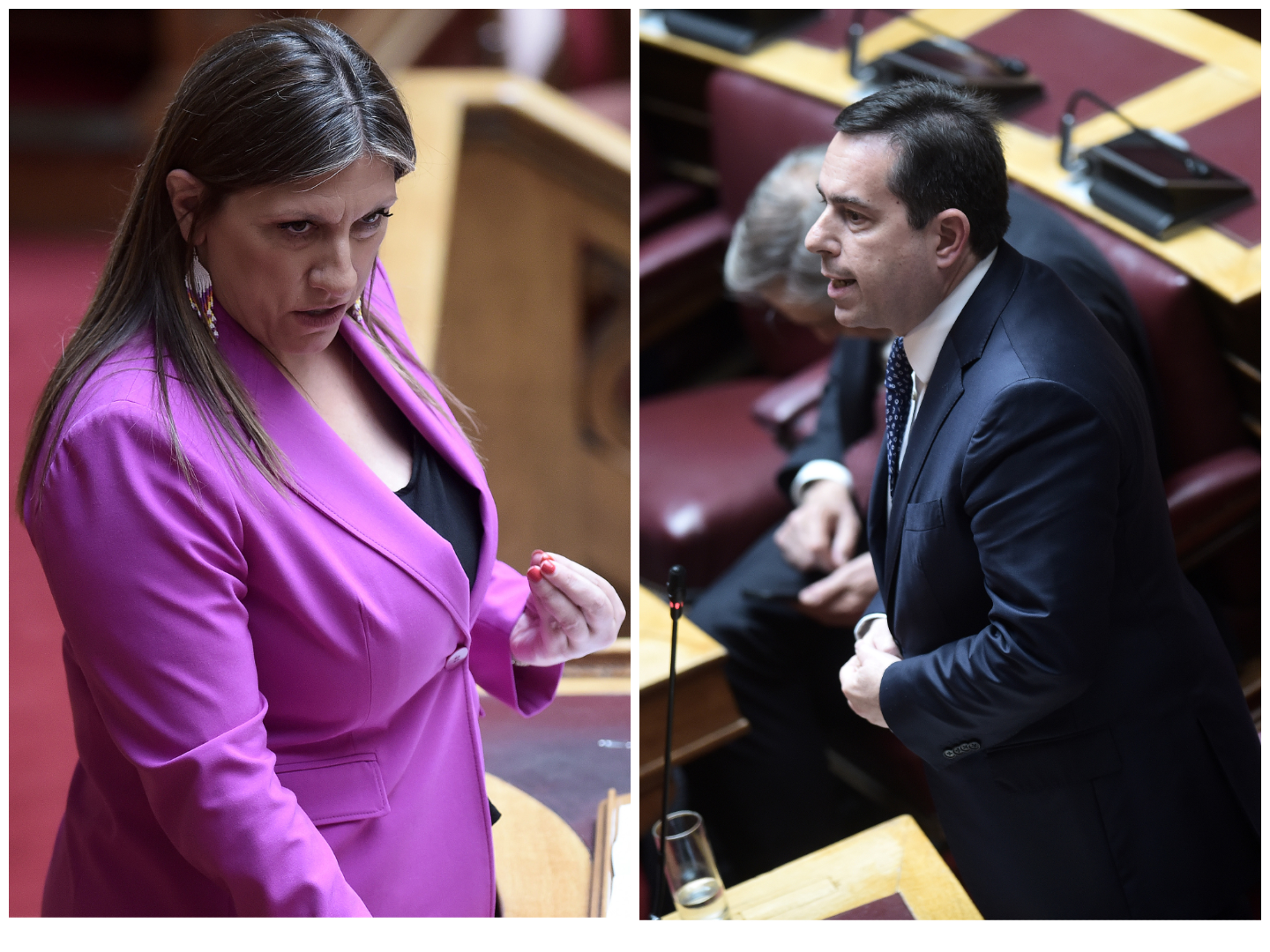 Βουλή: Άγρια κόντρα Κωνσταντοπούλου-Μηταράκη – «Αν θέλετε να καταγγείλετε κάποιον, να καταγγείλετε τους εαυτούς σας» – «Συνηθίζει τις προσωπικές επιθέσεις»