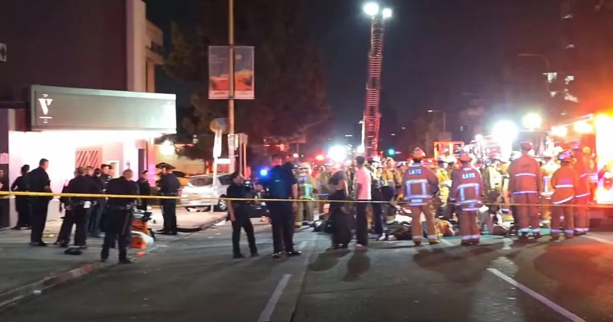 Αυτοκίνητο έπεσε πάνω σε πεζούς στο Λος Άντζελες - Τουλάχιστον 20 τραυματίες