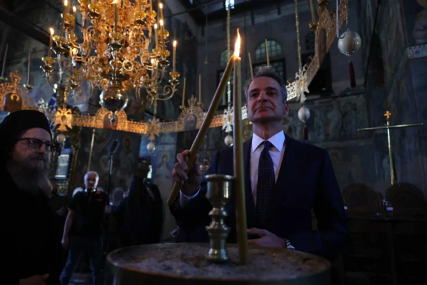 Κυριάκος Μητσοτάκης - Άγιον Όρος