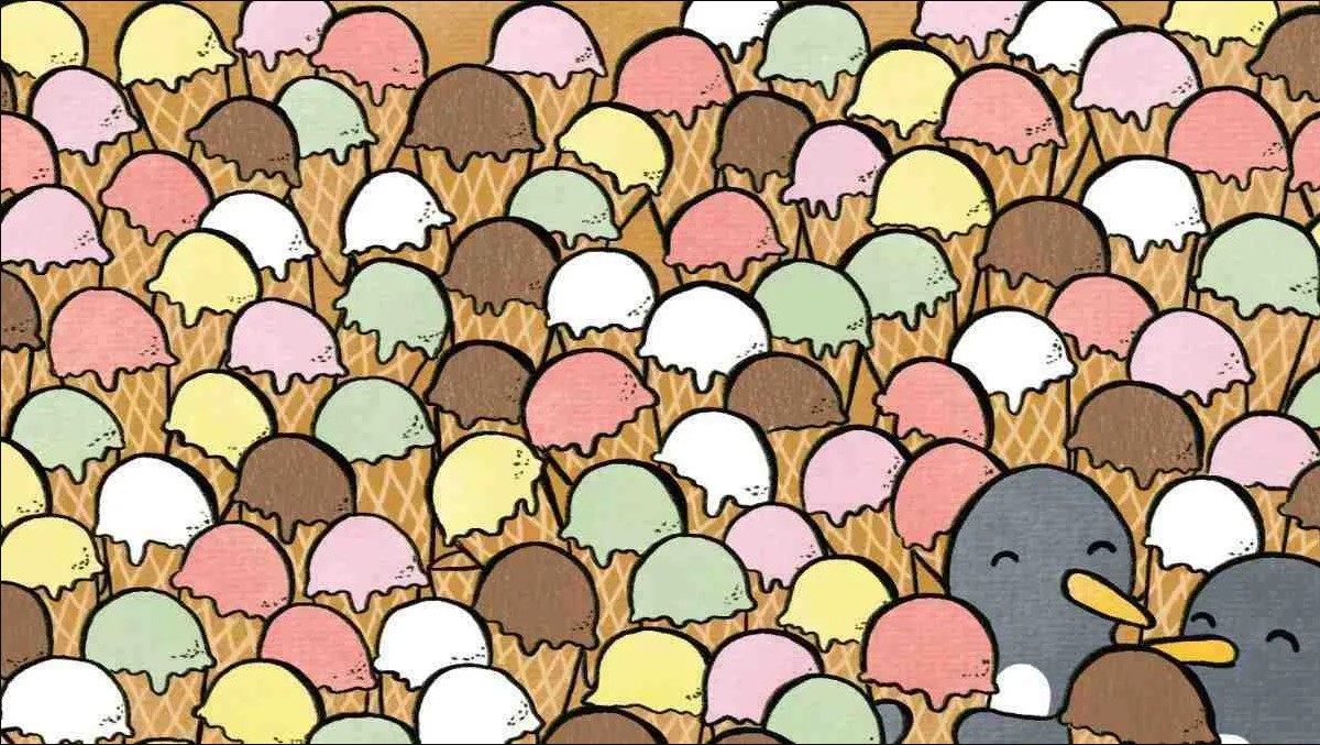 Οπτική ψευδαίσθηση: Μόνο οι πιο έξυπνοι άνθρωποι θα βρουν τα 3 διαφορετικά παγωτά σε 5 δευτερόλεπτα