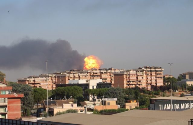 Ρώμη έκρηξη βενζινάδικο