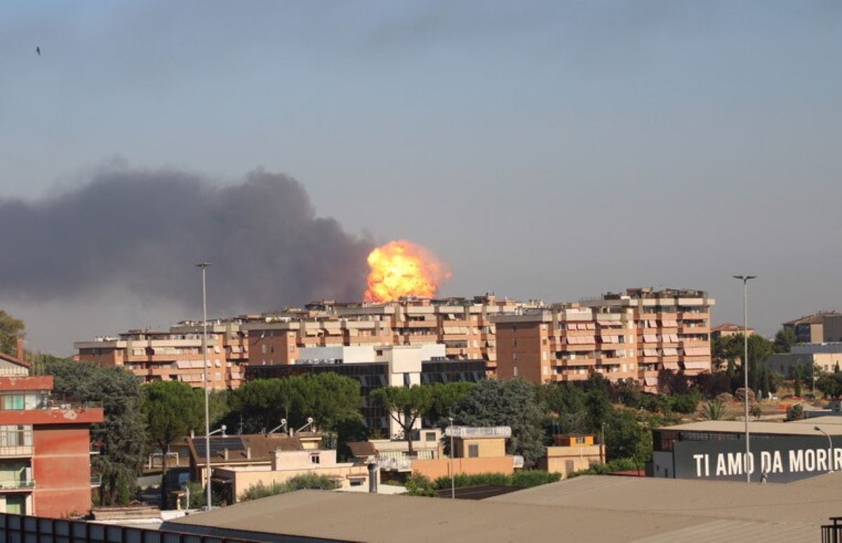 Ρώμη έκρηξη βενζινάδικο