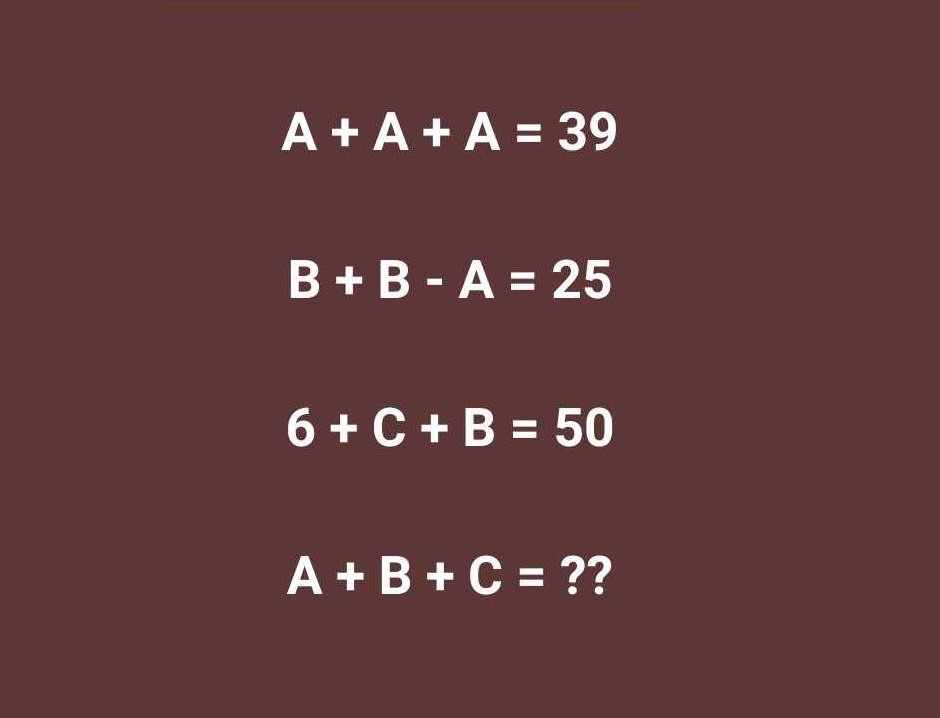 Τεστ IQ: Mπορείτε να κάνετε γρήγορα τις πράξεις και να βρείτε τον αριθμό που λείπει σε 18 δευτερόλεπτα;