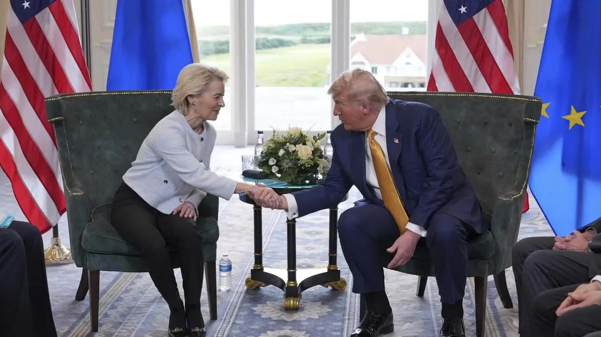 Ντόναλντ Τραμπ Ούρσουλα Φον Ντερ Λάιεν