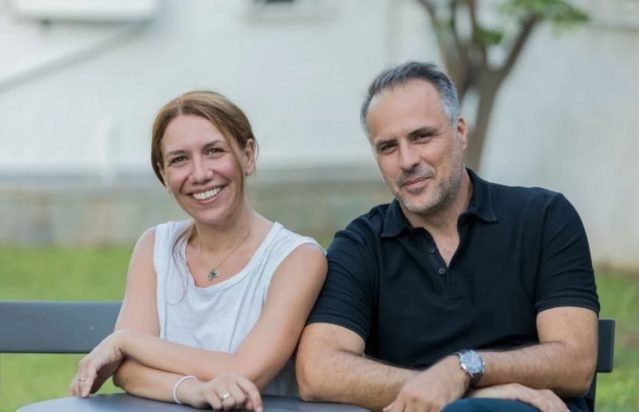 Μελίνα Τσαμπάνη Πέτρος Καλκόβαλης