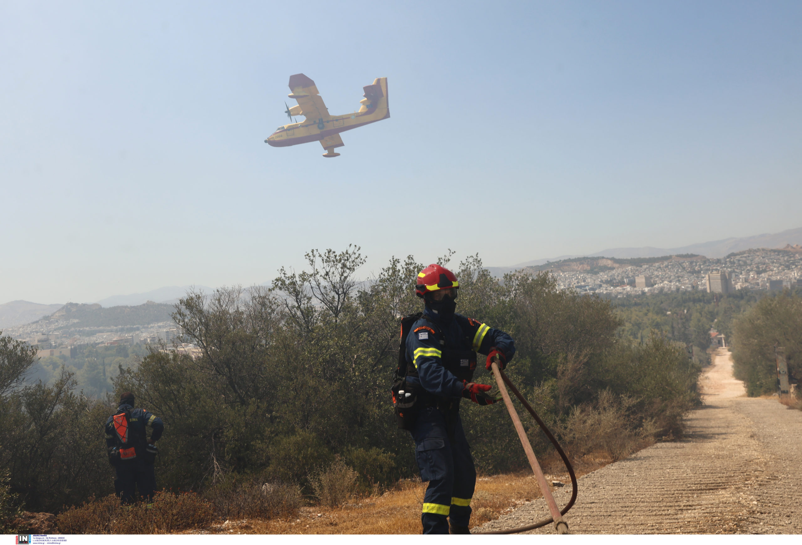 φωτιά, Ζωγράφου, Αττική, Πανεπιστημιούπολη