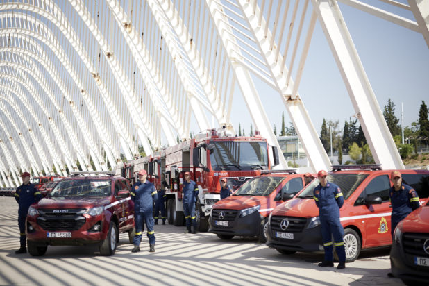 ΑΙΓΙΣ: Με 59 νέα πυροσβεστικά οχήματα ενισχύεται η Περιφέρεια Αττικής