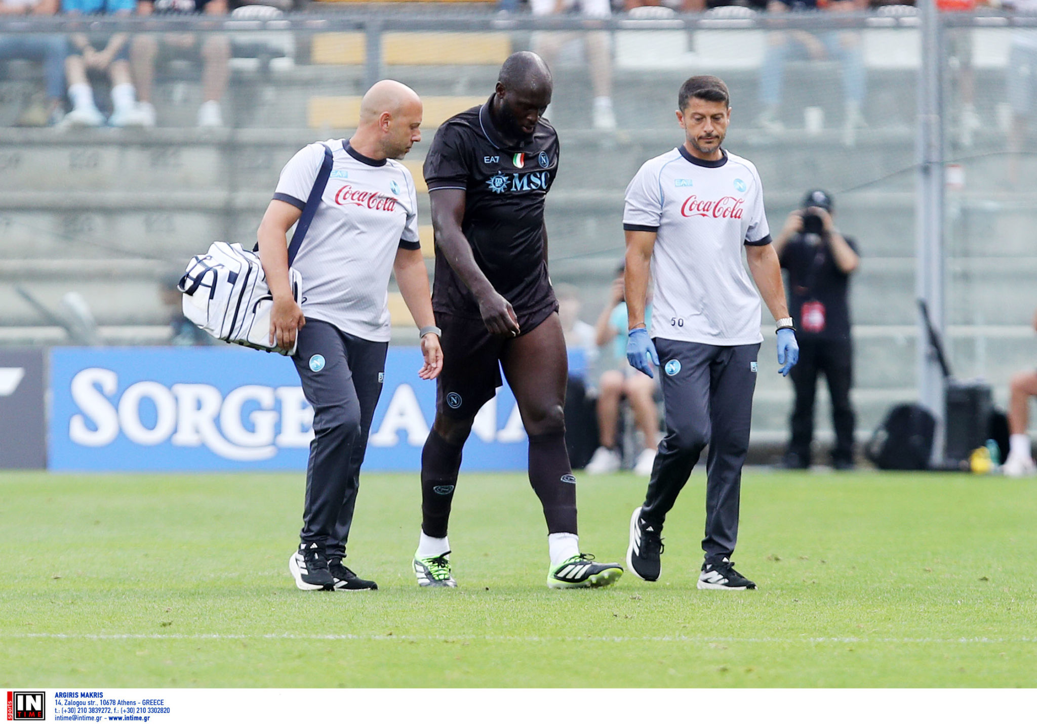 Νάπολι, Ολυμπιακός, Λουκάκου, τραυματισμός