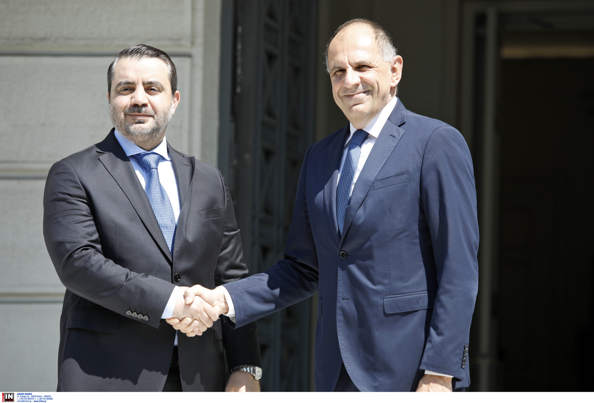 Συνάντηση Γεραπετρίτη με τον Σύρο ομόλογό του