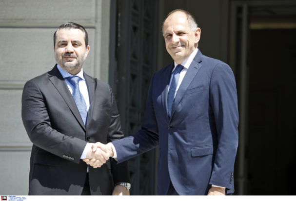 Συνάντηση Γεραπετρίτη με τον Σύρο ομόλογό του