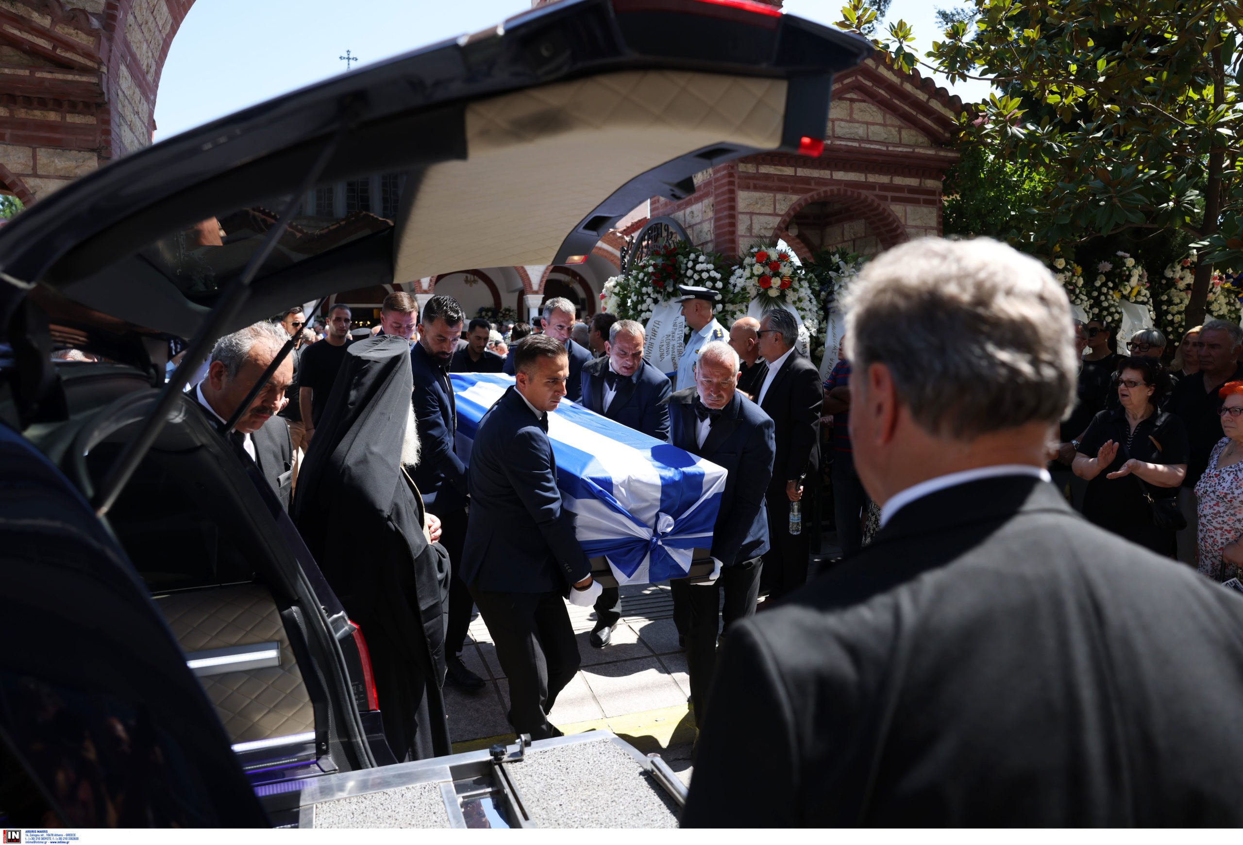 κηδεία, Απόστολος Βεσυρόπουλος, βουλευτής ΝΔ, Αλεξάνδρεια, Ημαθία
