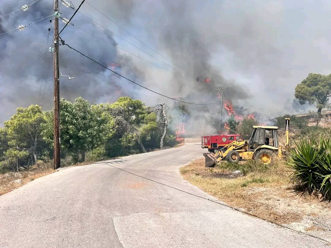 αγαλάς φωτιά Ζάκυνθο