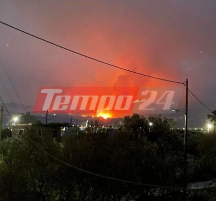 Φωτιά στην Πάτρα