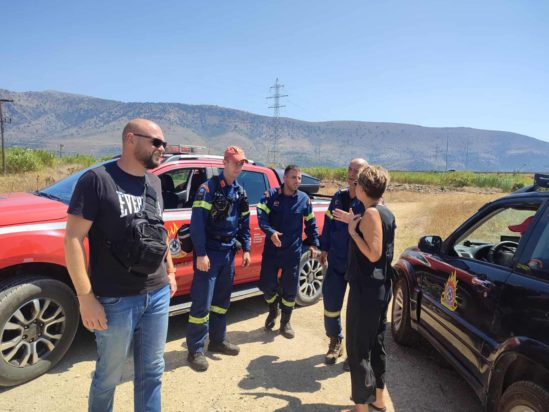Γεροβασίλη για φωτιές σε Άρτα και Πρέβεζα