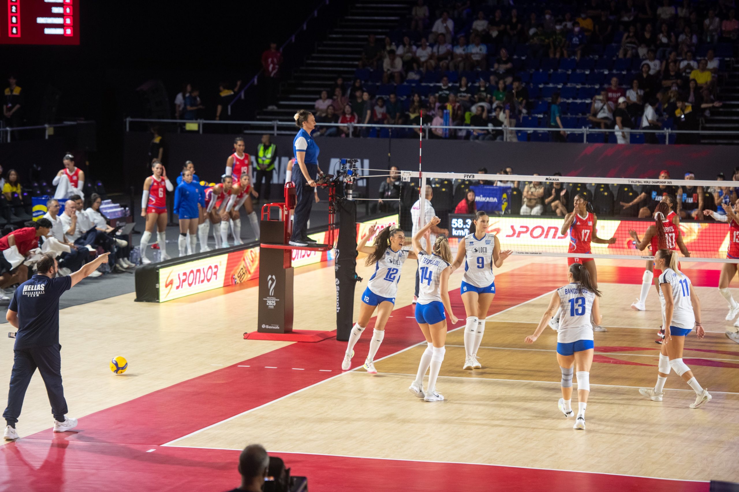 Βόλεϊ: Μεγαλειώδης εμφάνιση της Εθνικής Ομάδας Γυναικών στο Παγκόσμιο Κύπελλο – Νίκησε με 3-1 σετ το Πουέρτο Ρίκο