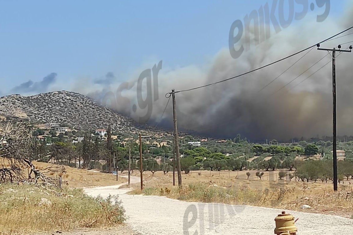 LIVE-Φωτιά στην Κερατέα: Καίγονται σπίτια, μάχη με τις φλόγες και τους ανέμους – Εκκενώνεται και η Παλαιά Φώκαια, μπαράζ μηνυμάτων του 112 – ΦΩΤΟ και ΒΙΝΤΕΟ αναγνωστών