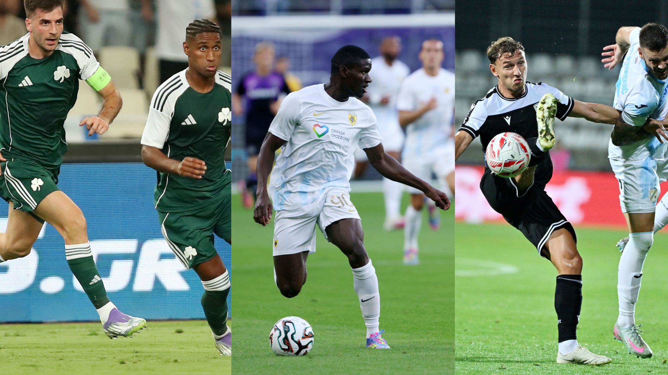 Η ημέρα και οι ώρες των αγώνων ρεβάνς του Παναθηναϊκού, της ΑΕΚ και του ΠΑΟΚ