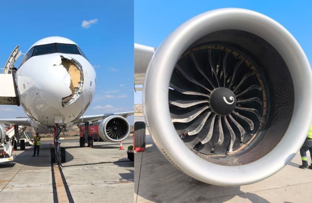 Μαδρίτη: Μεγάλη ζημιά σε αεροσκάφος που χτυπήθηκε από πουλί – Έκανε αναγκαστική προσγείωση